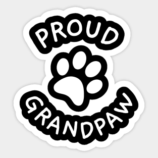 Funny Dog Grandpa Grandpaw Sticker